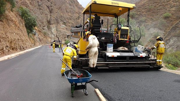 Obras en la carretera Lima-Canta culminarán en primer semestre